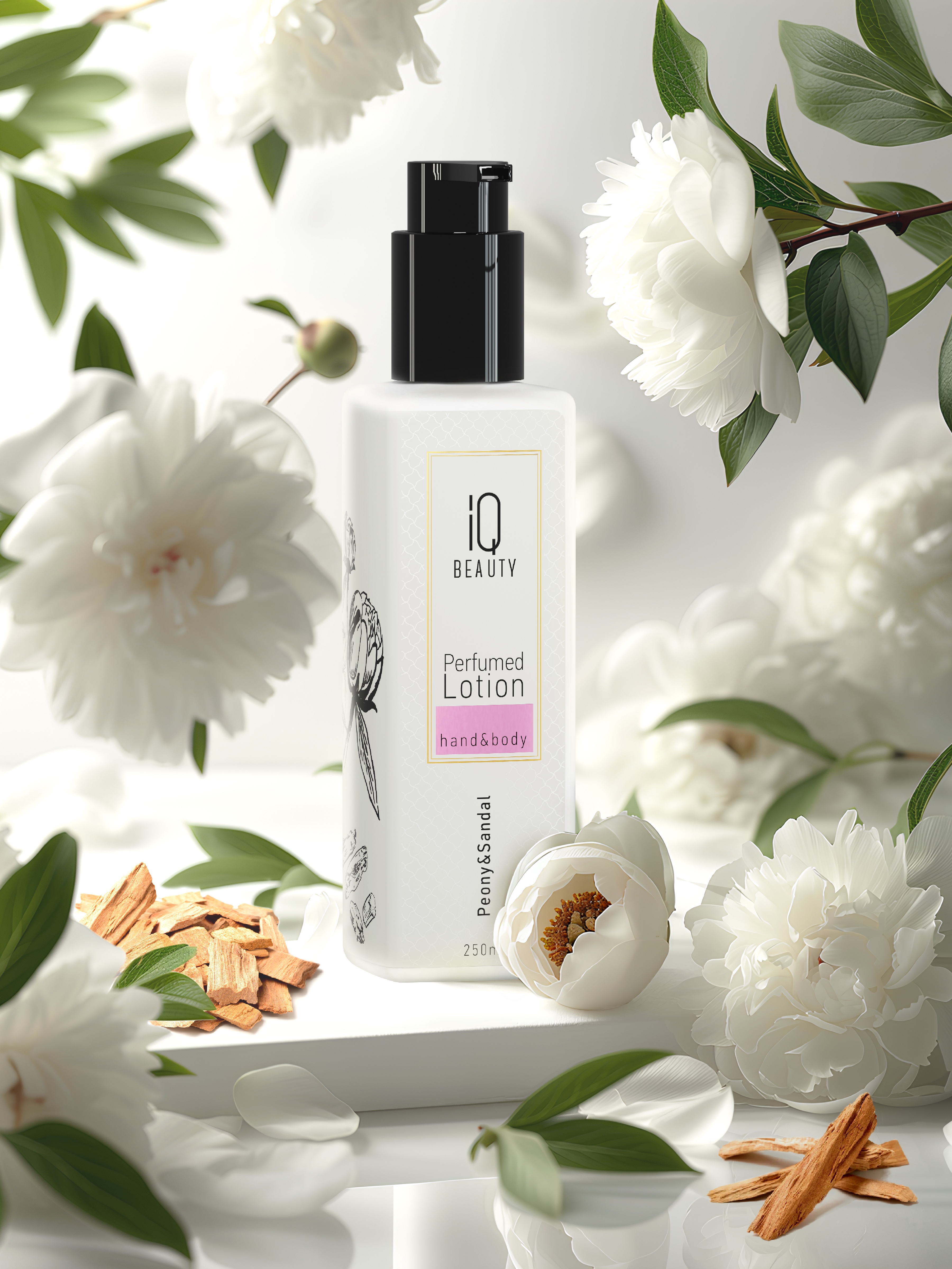 Парфюмированный лосьон для рук и тела Пион и сандал, 250 мл