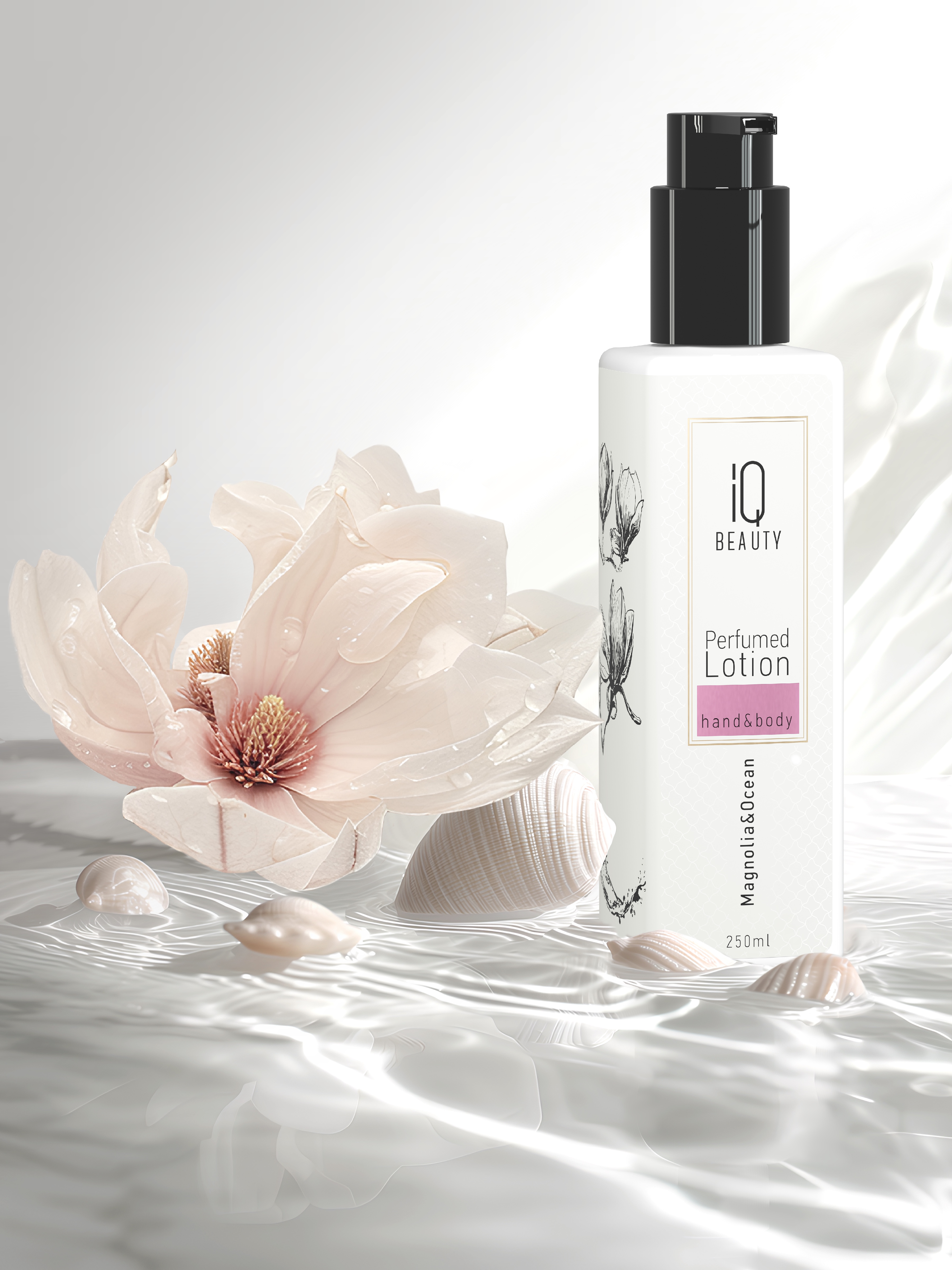 Парфюмированный лосьон для рук и тела Магнолия и океан, 250 мл