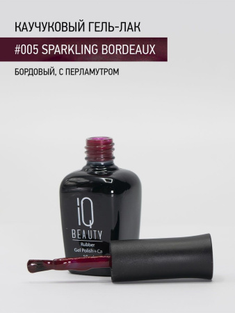 Каучуковый гель-лак 005 Sparkling Bordeaux, 10 мл в в Москве