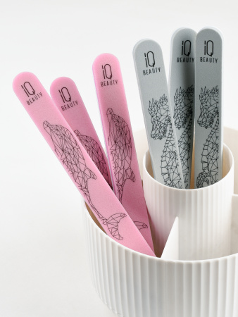 Пилка-шлифовщик для нормальных и поврежденных ногтей Dolphin 180/240 Prosalon в в Челябинске