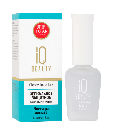 Зеркальное защитное покрытие и сушка Glossy Top & Dry, 12.5 мл