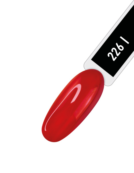 Каучуковый гель-лак 226 Trigger Red, 10 мл