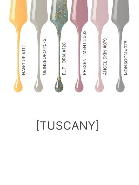 Промо набор каучуковых гель-лаков IQ BEAUTY с кальцием «Tuscany», 6 шт. по 10 мл в в Новосибирске