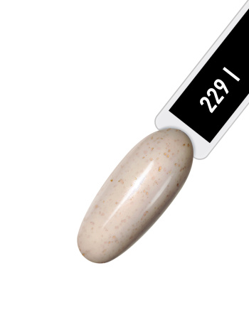 Каучуковый гель-лак 229 Bare&Glow, 10 мл.