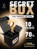 Набор Secret Box каучуковых гель-лаков IQ BEAUTY, 10 шт. по 10 мл, пилка