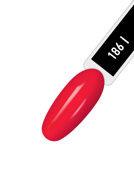 Лак для ногтей PROLAC+bioceramics укрепляющий 186 Like Lipstick, 12.5 мл.