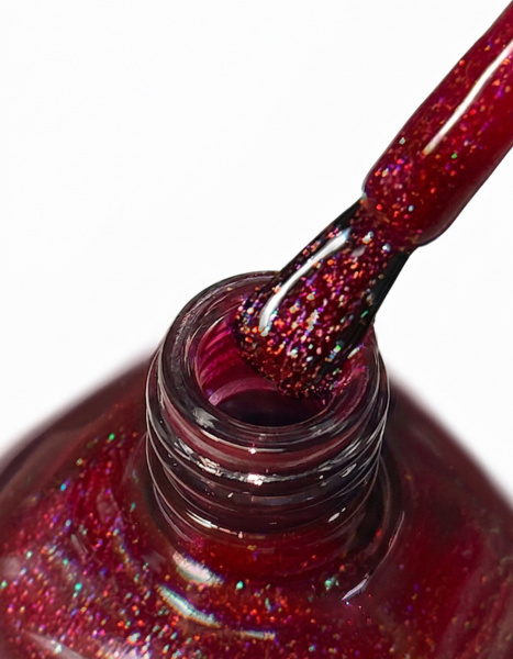 Лак для ногтей PROLAC+bioceramics укрепляющий 149 Crimson Gala, 12.5 мл 
