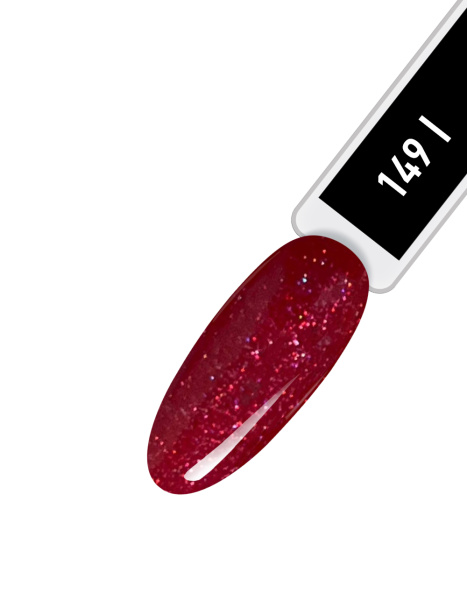 Лак для ногтей PROLAC+bioceramics укрепляющий 149 Crimson Gala, 12.5 мл 