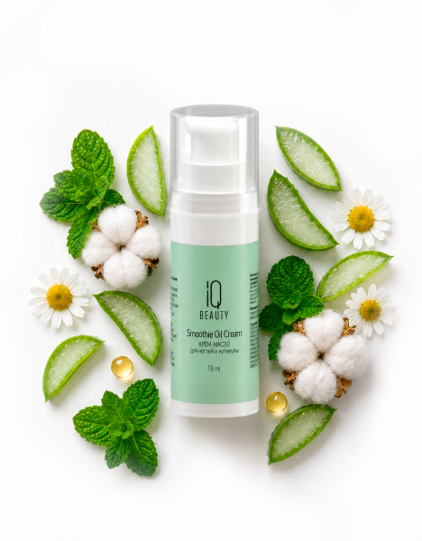 Крем-масло для ногтей и кутикулы Smoothie Oil Cream Aloe & Mint, 18 мл